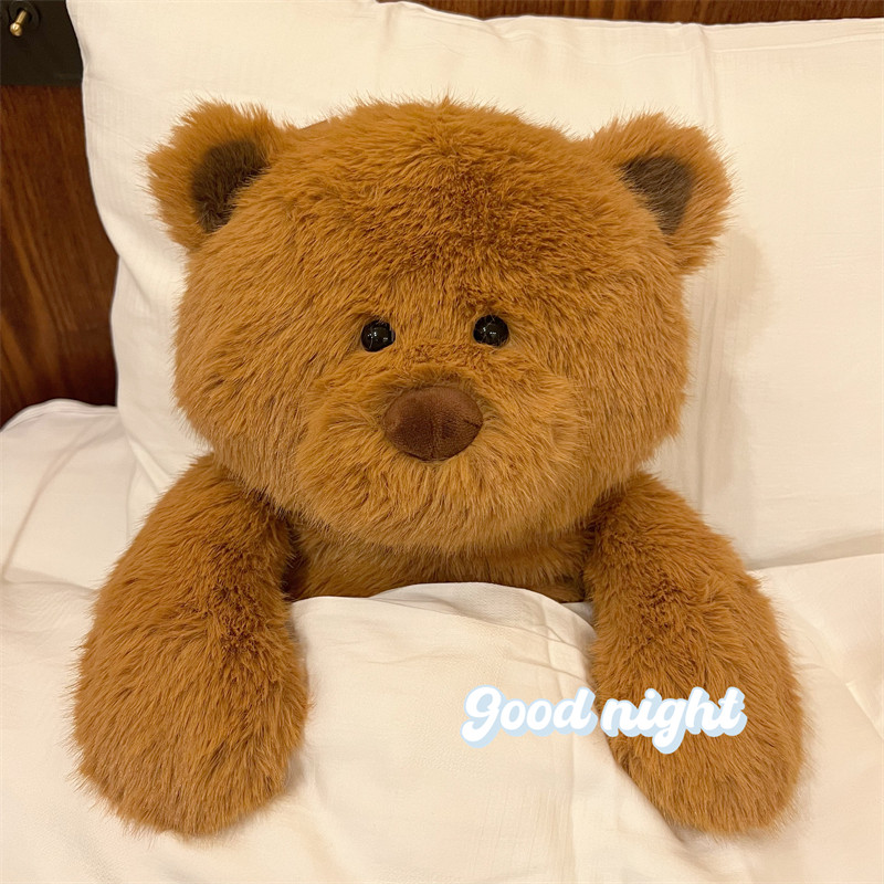 ENMA STUDIO正版可爱榛果熊玩偶儿童毛绒玩具棕色小熊ins节日礼物,淘宝优惠券,粉丝福利购,淘宝优惠卷