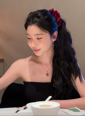 易梦玲同款超大香蕉夹花花抓夹