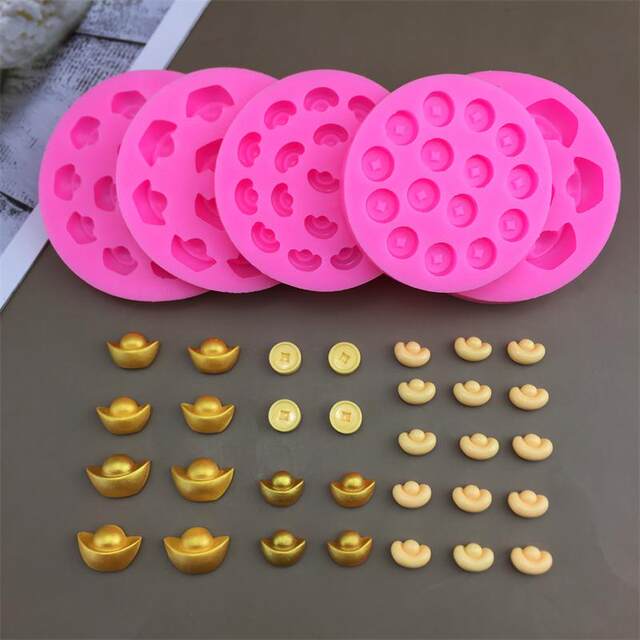 Simulated ingot copper coin Chinese style decorative mold