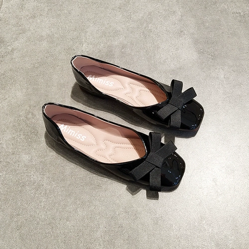 Обувь, туфли с бантиком, 2020, мягкая подошва