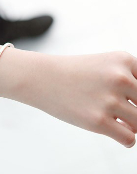 黑白分明韩国百搭戒指现货个性女