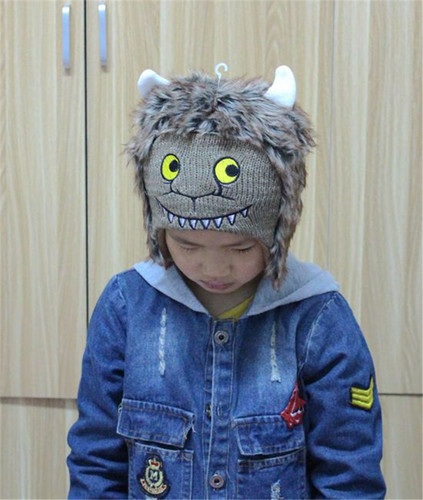 WHERE THE WILD THINGS ARE怪兽家园针织帽 野兽国出没的地方帽子 - 图2