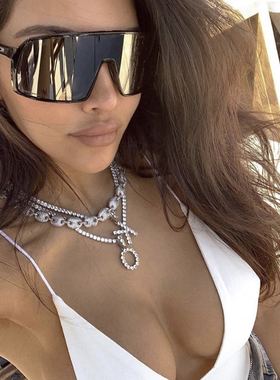 themjewelers同款推荐满钻锁骨链