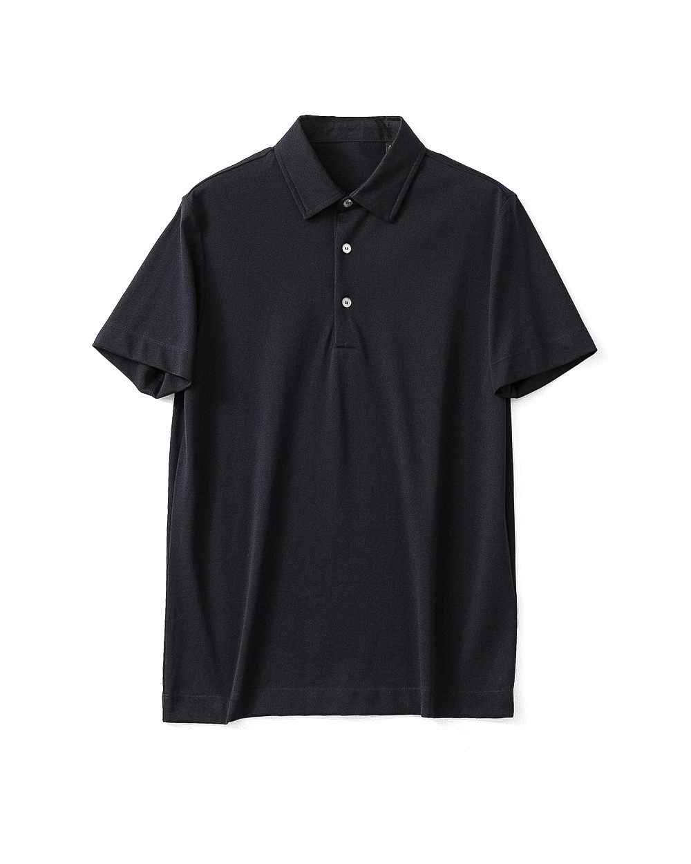 极简轻奢 惬意丝滑 夏季男士商务休闲短袖POLO衫高端纯色半袖T恤 - 图3