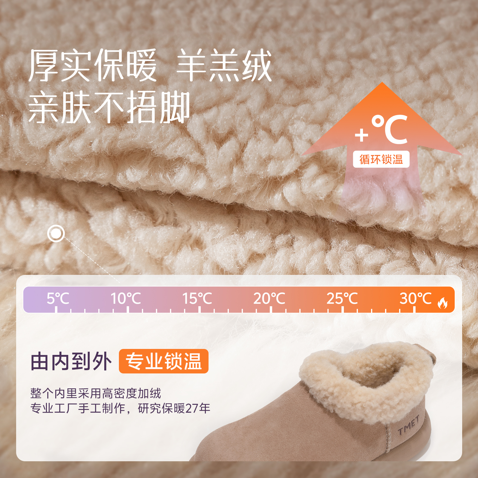 雪地靴女童棉鞋加绒加厚儿童勃肯鞋2025新款冬季鞋子冬鞋雪地棉靴