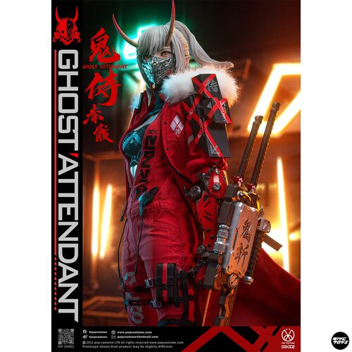 【TYCTOYS】定金预售 POPCOSTUME鬼侍绯刃修罗赤骸1/6可动GS-002 - 图2