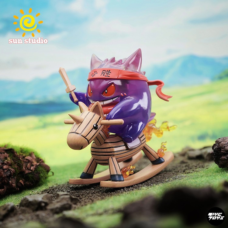 【TYCTOYS】现货 SUN STUDIO太阳摇摇马耿鬼卡通GK雕像手办 - 图2