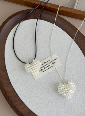 ins博主同款设计感爱心项链