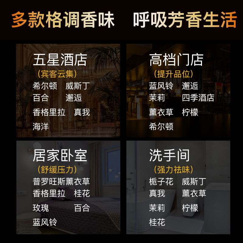 品草萃本旗舰店空气清新剂家用室内房间香氛衣柜持久香薰精油卫生间香味神器除味1