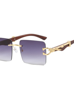 木质墨镜无框防紫外线高级男方形