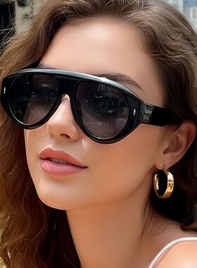 飞行员式墨镜女美式大框太阳眼镜
