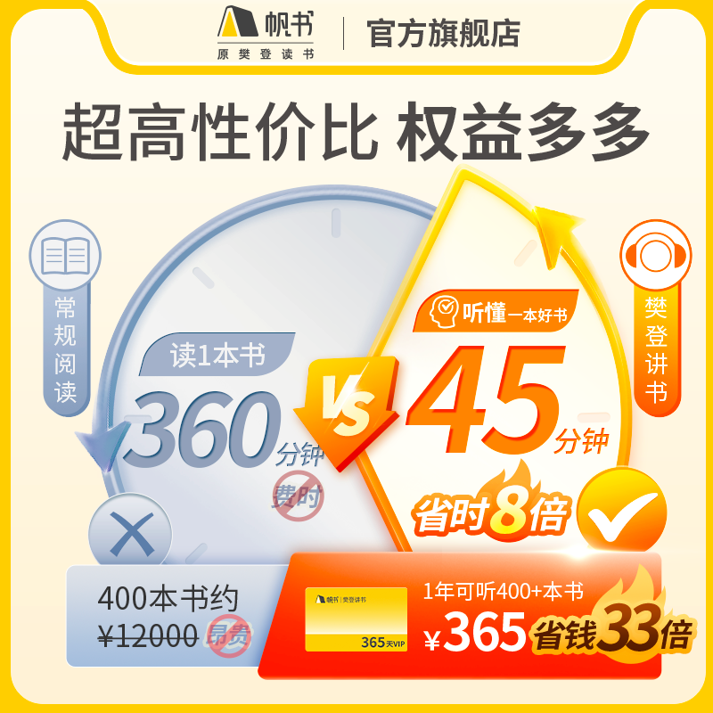 【樊登读书推荐】樊登讲书VIP年卡1年送52本非凡精选书籍