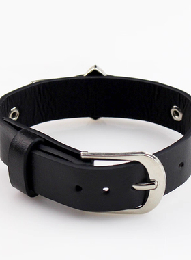 动漫周边手链  火影忍者手环个性  六芒星学生男女朋克PU皮手饰品