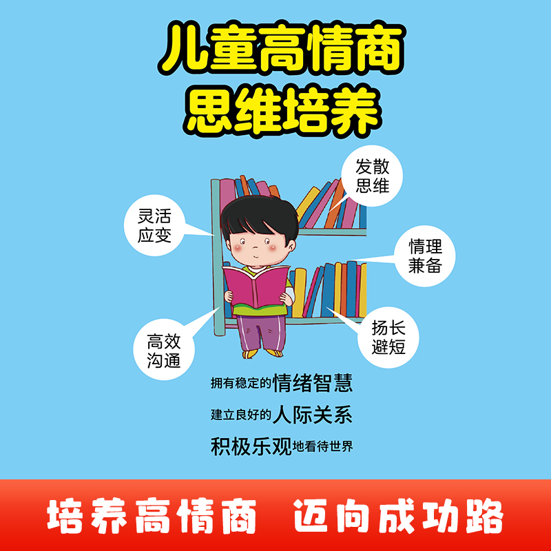 儿童高情商思维培养儿童小学生高情商沟通法口才训练演讲高情商逻辑思维能力自信情商情绪管理培养孩子的社交能力思维情商提升书 - 图3