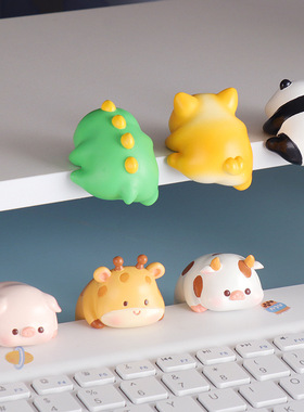 可爱摆件办公室桌面电脑趴趴装饰