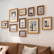 Photo Wall Combo Photo Frame Hanging Wall Free of perforated Decorative Living Room Bedroom Dining Room Sofa Background Wall Like Frame Photo Frame