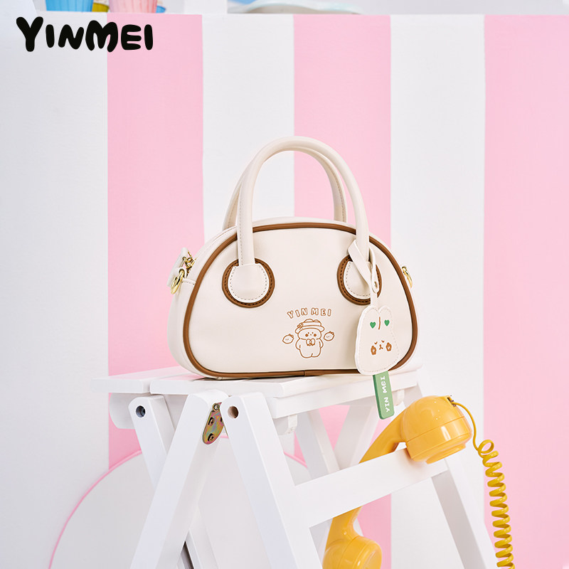 yinmei贝壳包可爱质感保龄球包 音魅女士包袋