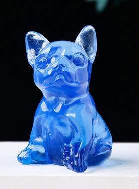 正品跨境天然水晶雕刻件 水晶半宝石家居公仔水晶工艺品装饰摆件