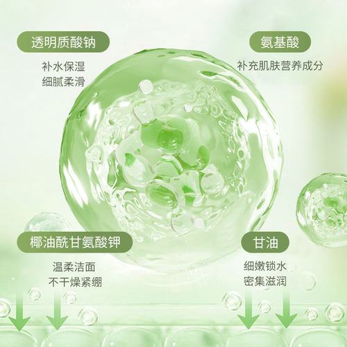 【拍1发2】韩纪积雪草氨基酸洗面奶官方正品保湿清透洁颜泥XZ4 - 图2