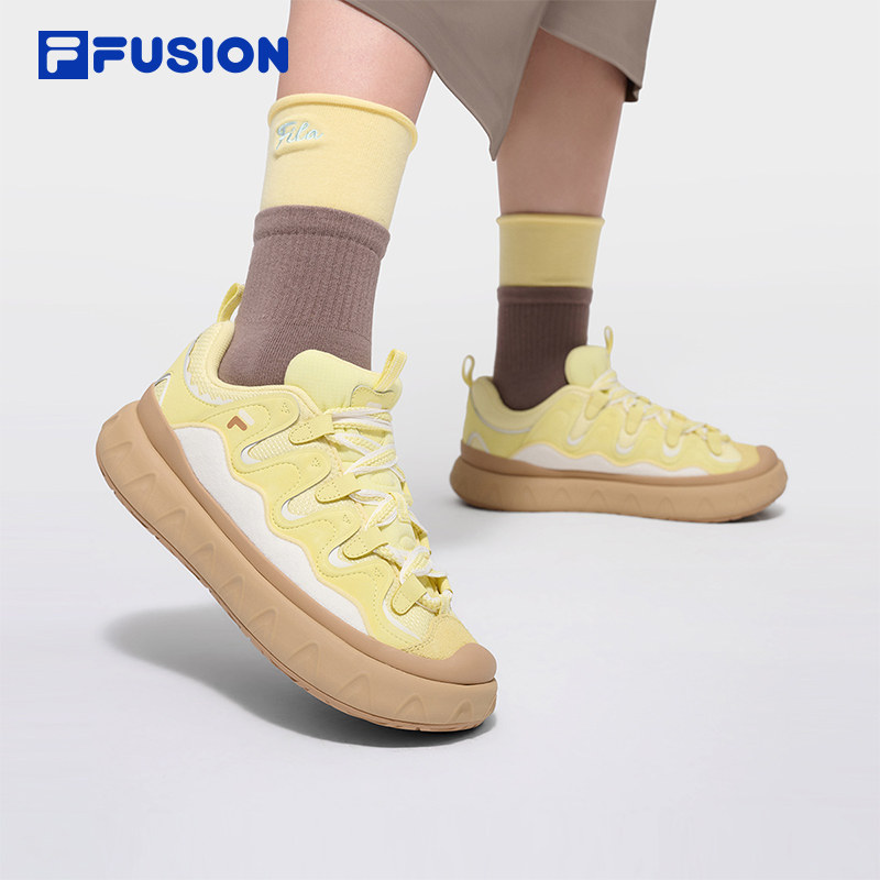 甜筒鞋丨 FILA FUSION斐乐潮牌女鞋26春季厚底休闲鞋运动鞋松糕鞋,淘宝优惠券,粉丝福利购,淘宝优惠卷