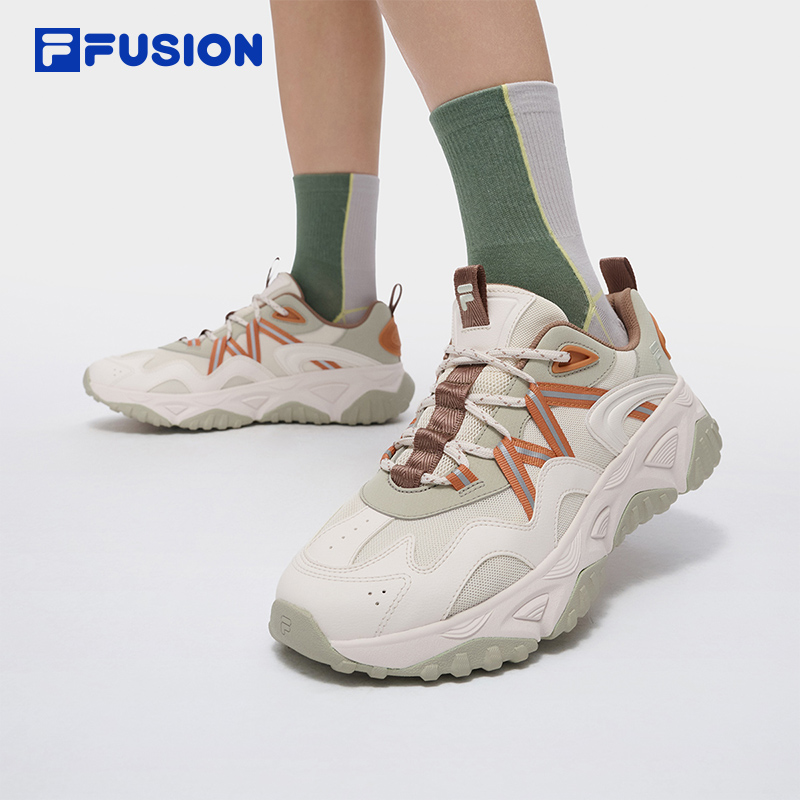FILA FUSION斐乐潮牌漫游鞋男鞋2025秋季新款运动鞋户外休闲鞋女 - 图1