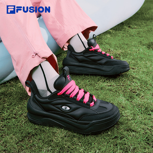 章昊同款pengpeng鞋|FILA FUSION斐乐潮牌女鞋厚底板鞋冬季面包鞋