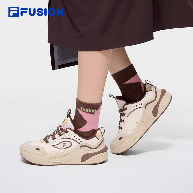 蛋糕鞋丨FILA FUSION斐乐潮牌女鞋厚底增高板鞋新款休闲鞋大头鞋,淘宝优惠券,粉丝福利购,淘宝优惠卷