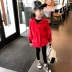 Áo gió cho bé gái mùa thu 2019 phiên bản mới của Hàn Quốc áo khoác trẻ em thêu lớn áo khoác cho trẻ em - Áo khoác