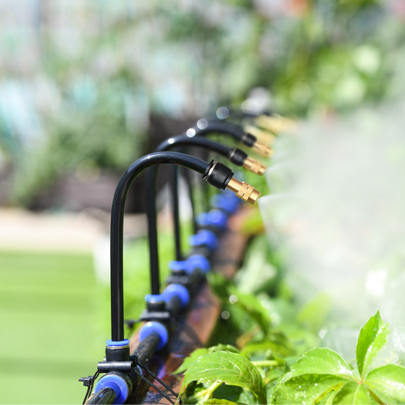 912管自动浇花神器配件喷头雾化喷雾接头三通喷淋浇水器快插喷灌 - 图2