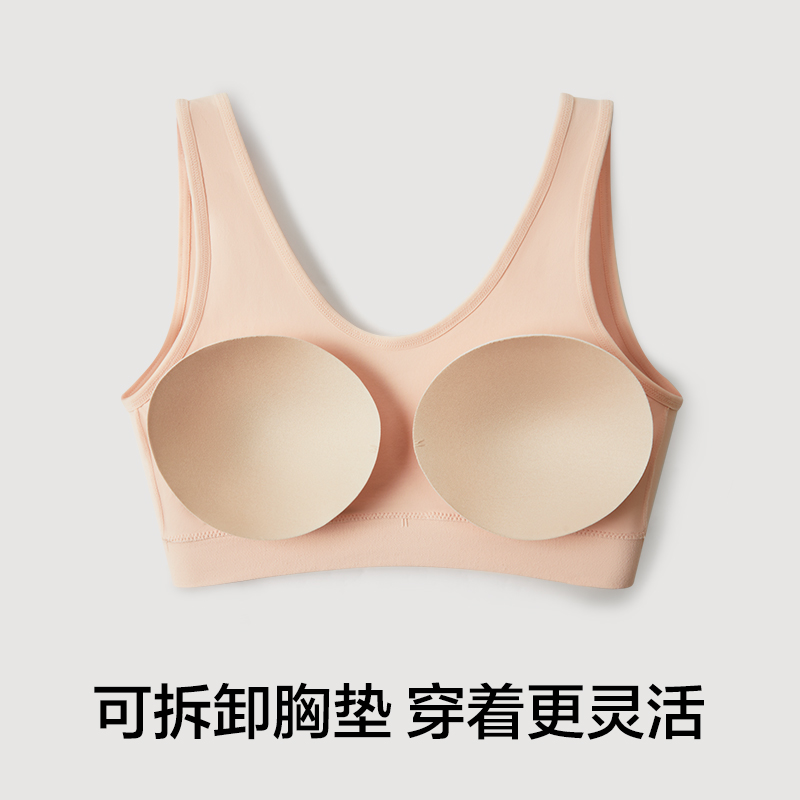 有棵树内衣女小胸聚拢秋冬无痕无钢圈收副乳大胸显小运动文胸胸罩 - 图2