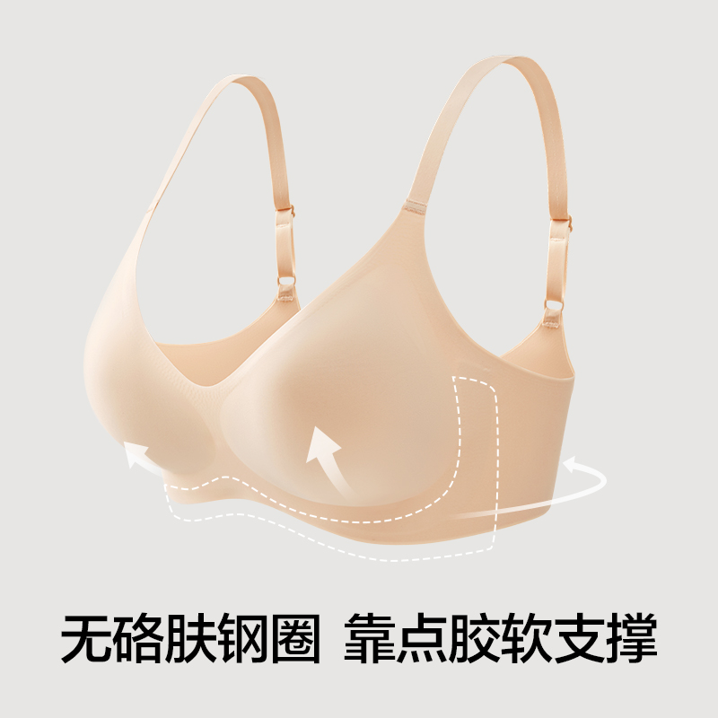 有棵树软支撑内衣女无钢圈防下垂收副乳无痕小胸聚拢秋冬文胸胸罩