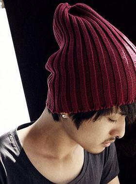 毛线帽 Beckham knitted men's Fashion hat winter hip hop cap