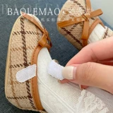 Демисезонные детские нескользящие туфли для принцессы, 3-6-9-12 мес., мягкая подошва