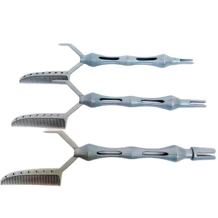 定位烫发梳染发烫发工具厂家定位器 素盏离子梳/电动梳/造型梳