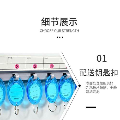 钥匙箱壁挂式管理箱房产中介钥匙柜钥匙收纳盒锁匙管理盒钥匙收纳 - 图2
