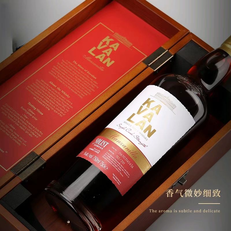 金车KAVALAN 噶玛兰经典独奏Manzanilla雪莉桶威士忌 750ML - 图0