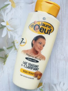 Nigeria world jaune d'oeuf egg yolk body lightening lotion