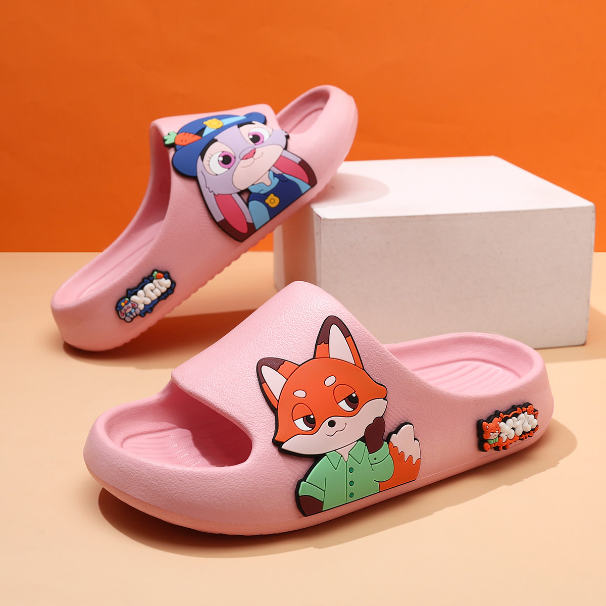 疯狂动物城儿童女童拖鞋夏季防滑软底居家室内浴室洗澡男童凉拖鞋,淘宝优惠券,粉丝福利购,淘宝优惠卷
