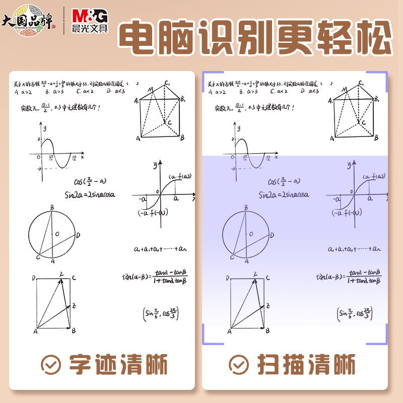 晨光优品秒干按动中性笔K0101学生专用0.5mm黑色st笔头速干水笔考试专用按动式黑笔碳素笔水性签字笔刷题笔-图2