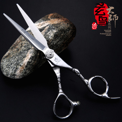 台湾玄鸟专业理发剪刀正品 平剪牙剪无痕打薄剪套装发型师美发6寸 - 图1