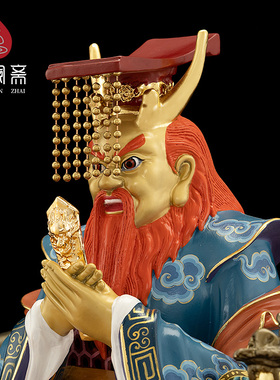 骏澜斋铜四海龙王东海龙王像雨神海神龙神风调雨顺平安供奉摆件