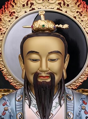 龙椅三清道祖元始天尊黄铜