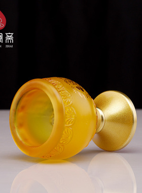 财神爷供奉酒杯供关公财神酒杯供酒杯供佛水杯酒杯水琉璃