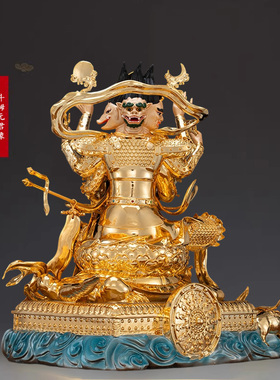 铜中式摆件家用佛堂装饰