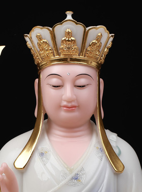 骏澜斋地藏王菩萨汉玉大全佛像