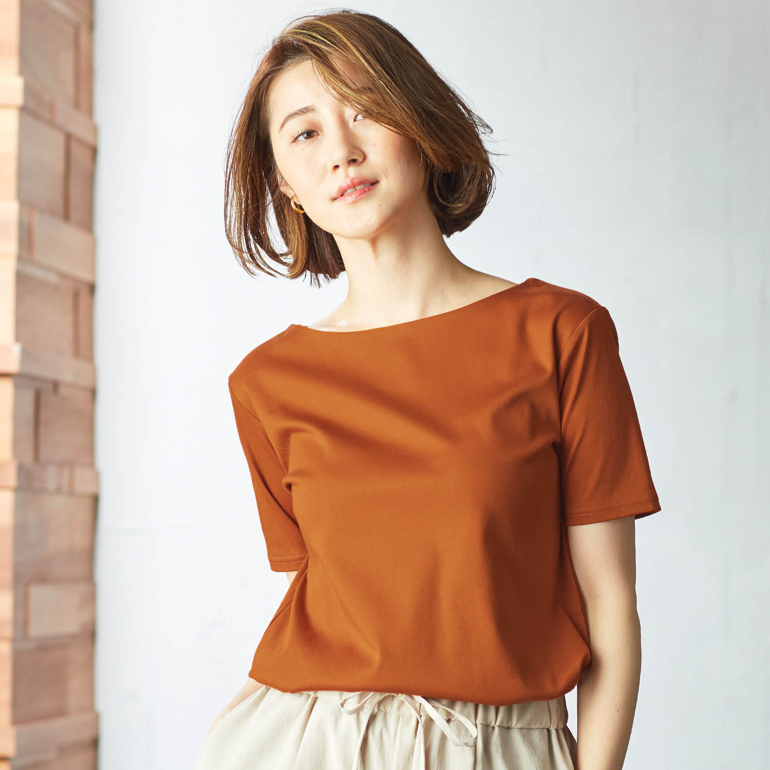 高ji时装感高质感针织大气短袖t 浣颐T恤