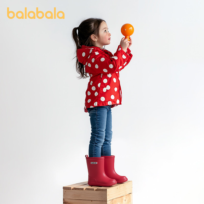 巴拉巴拉宝宝雨靴儿童上学雨鞋防滑男童女童鞋子2025夏季新款胶鞋,淘宝优惠券,粉丝福利购,淘宝优惠卷