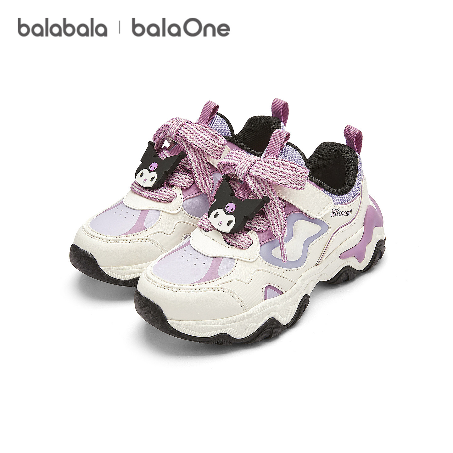 库洛米巴拉巴拉童鞋男女童运动鞋春秋老爹鞋2025新款甜美软底潮鞋,淘宝优惠券,粉丝福利购,淘宝优惠卷