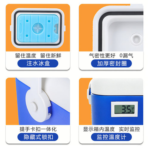 艾森斯icers家用PU户外母乳背奶保温箱医用药品胰岛素冷藏箱5L - 图2