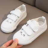 Летняя тонкая тканевая белая обувь, мягкие туфли для раннего возраста на липучке, мягкая подошва